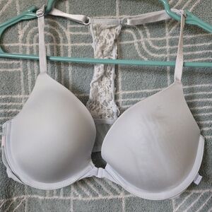Victoria's Secret White Lace Detail Bra